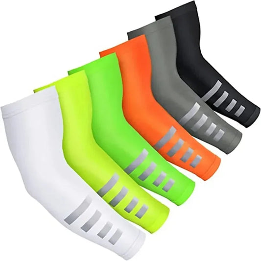 Lot de deux manchettes anti-UV respirantes-fonction Quick Dry. Idéal pour le sport et les activités en plein air.